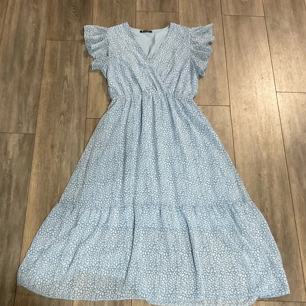 btfbm dress Womens Summer 2026 Casual Midi Maxi Dresses,S,Apricot BTFBM Summer Dresses for Women